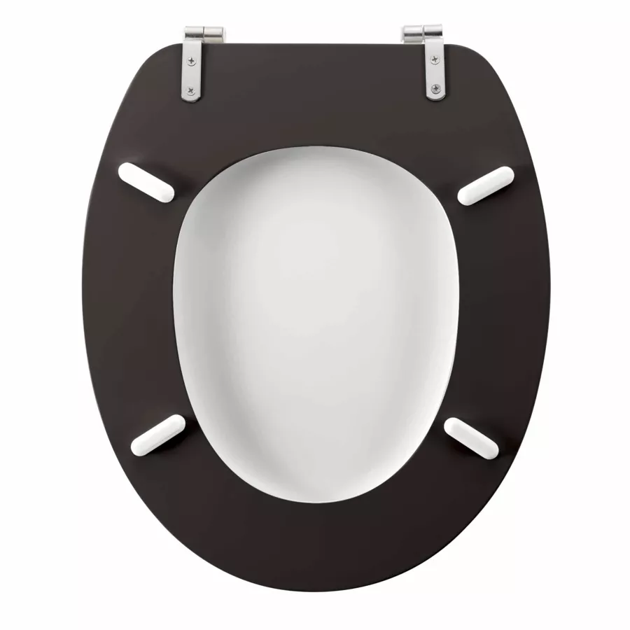 Eminza Abattant WC Bois (37 X 46 Cm) Cocoty Noir