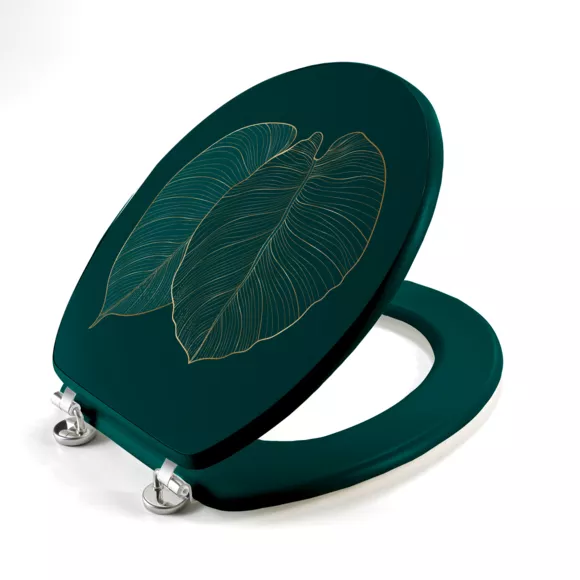 Eminza Abattant WC Bois (37 X 46 Cm) Jade Vert
