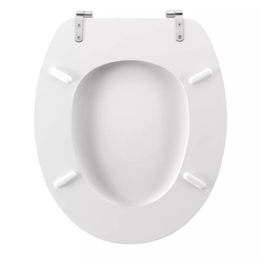 Eminza Abattant WC Bois (37 X 46 Cm) Kelly Blanc