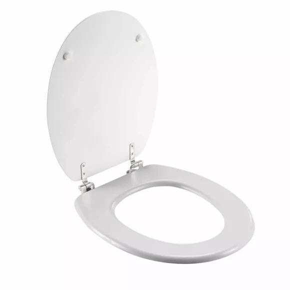 Eminza Abattant WC Bois (37 X 46 Cm) Marbre Gris