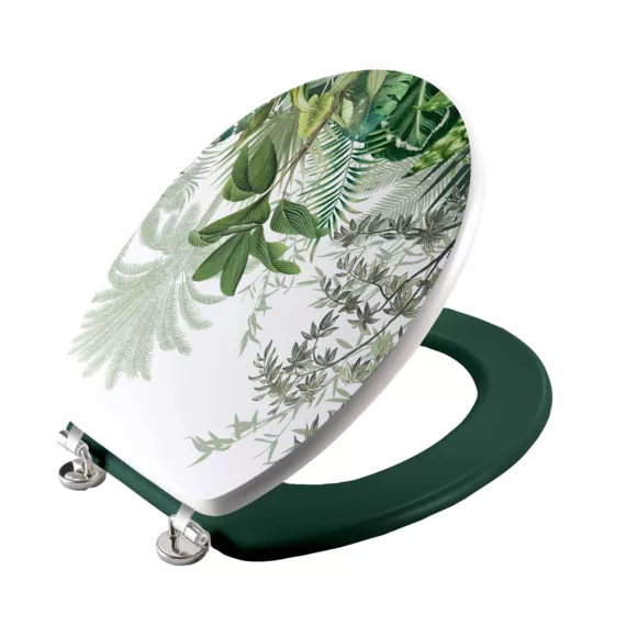 Eminza Abattant WC Bois (37 X 46 Cm) Vagabonde Vert