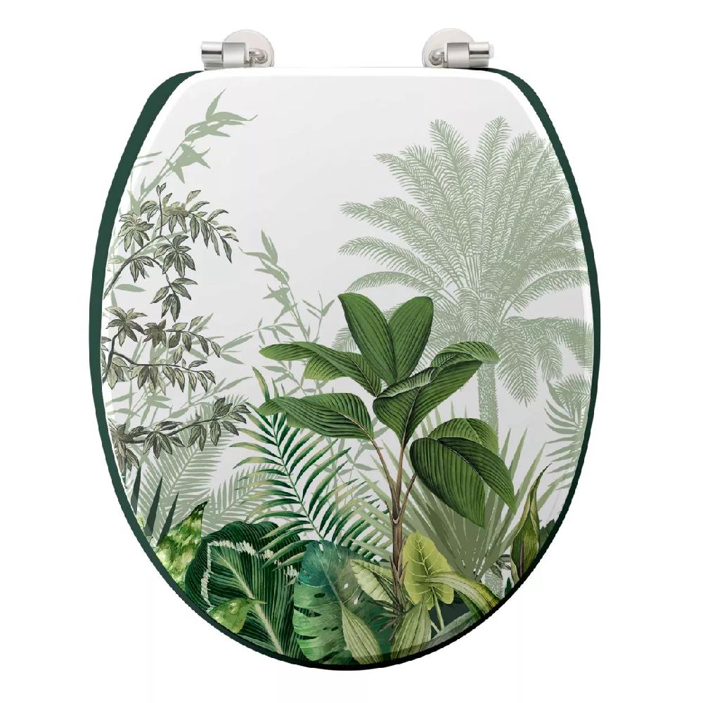 eminza Abattant WC bois (37 x 46 cm) Vagabonde Vert