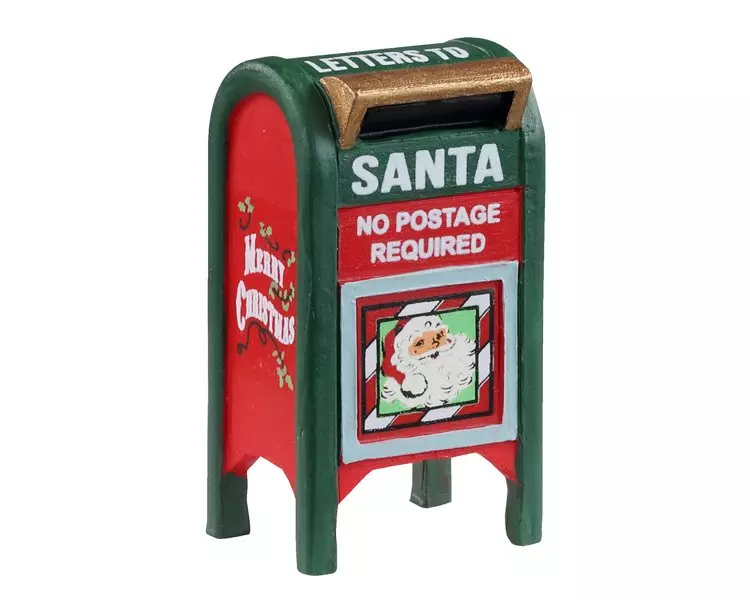 eminza Accessoire Lemax Boîte aux lettres de Noël