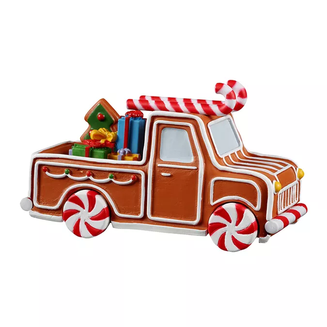 eminza Accessoire Lemax Camion en pain d'épices