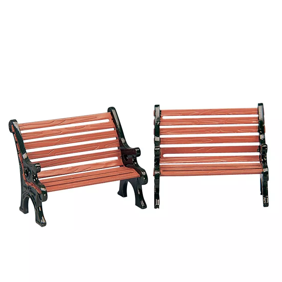 eminza Accessoire Lemax Lot de 2 bancs de parc