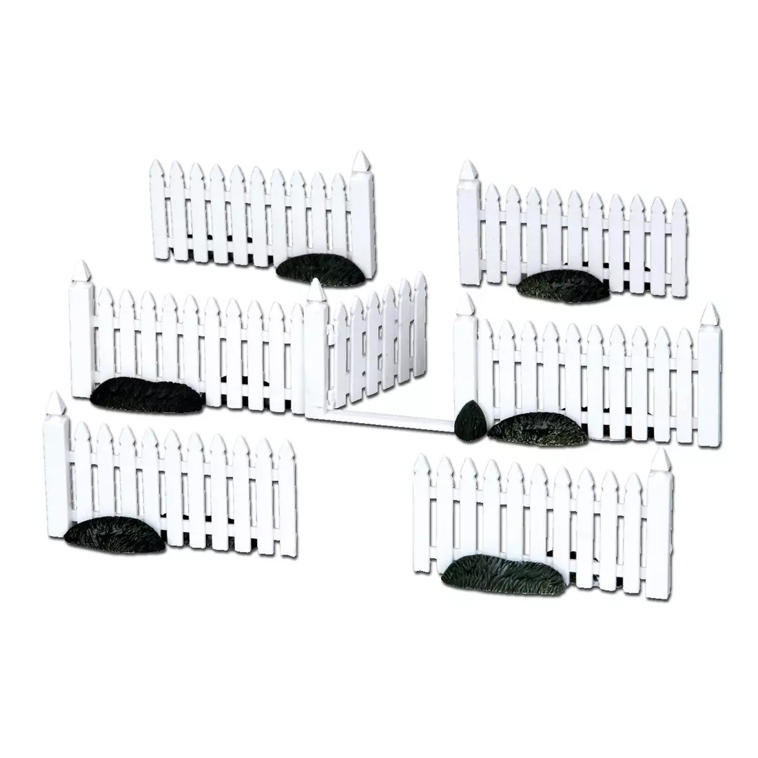 eminza Accessoire Lemax Lot de 7 palissades