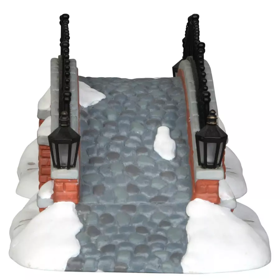 Eminza Accessoire Lemax Pont Du Ruisseau En Hiver