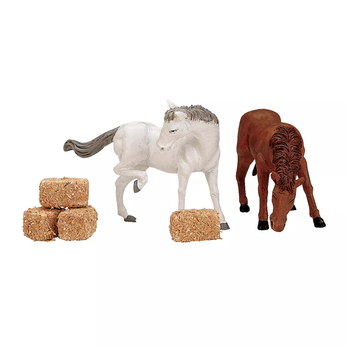 eminza Accessoires Lemax Chevaux et bottes de foin