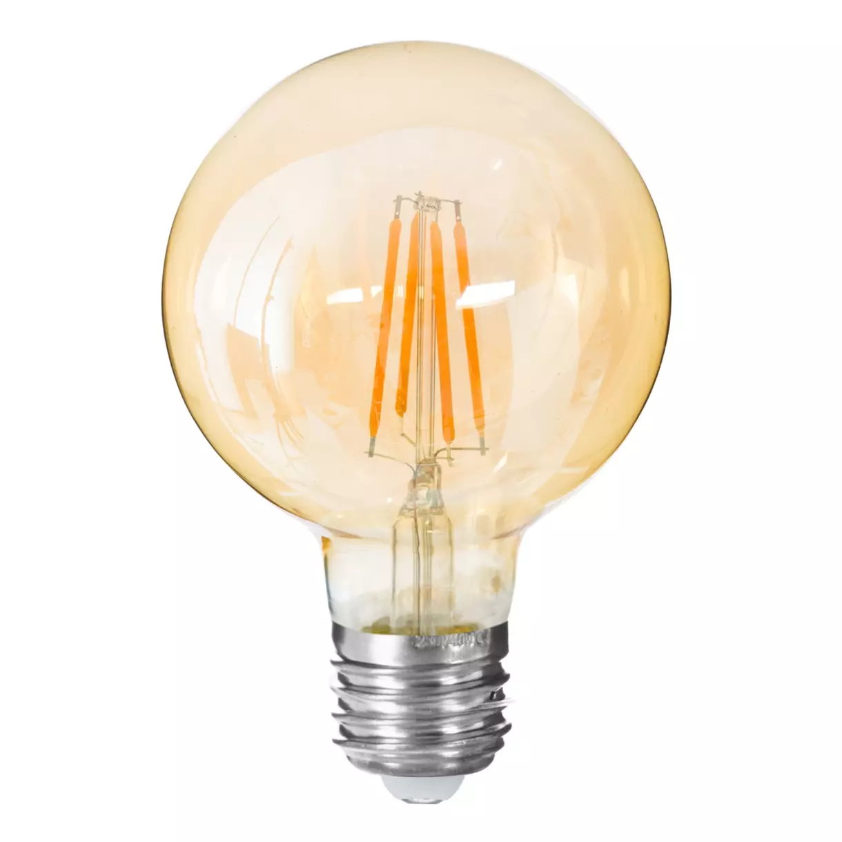 eminza Ampoule lumineuse Globe Ambre