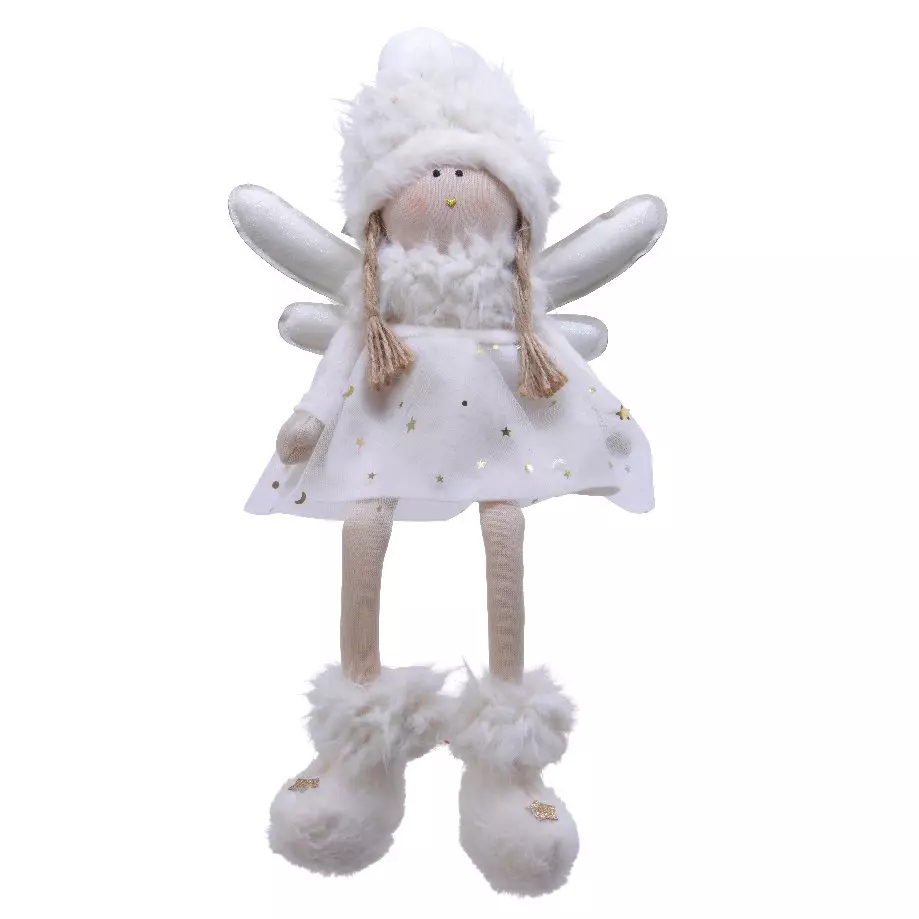 eminza Ange de Noël (H30 cm) Sylvia Blanc
