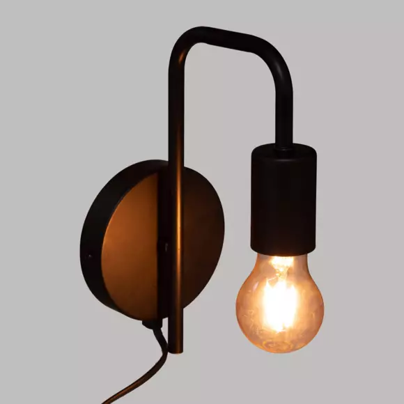 Eminza Applique Murale Métal (H25 Cm) Keli Noir