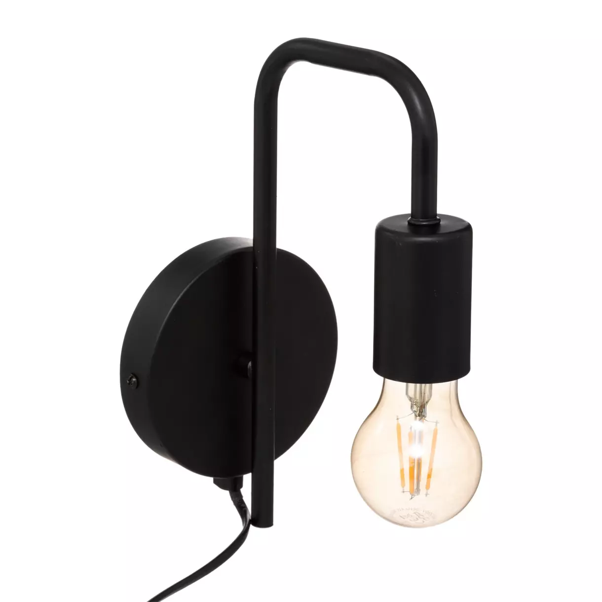 eminza Applique murale métal (H25 cm) Keli Noir