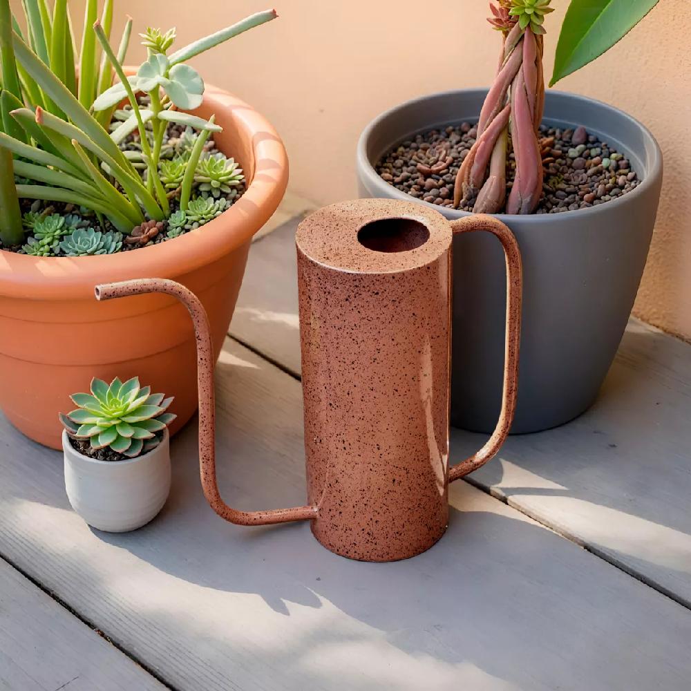 eminza Arrosoir en métal (H31 cm) Terrazzo Marron