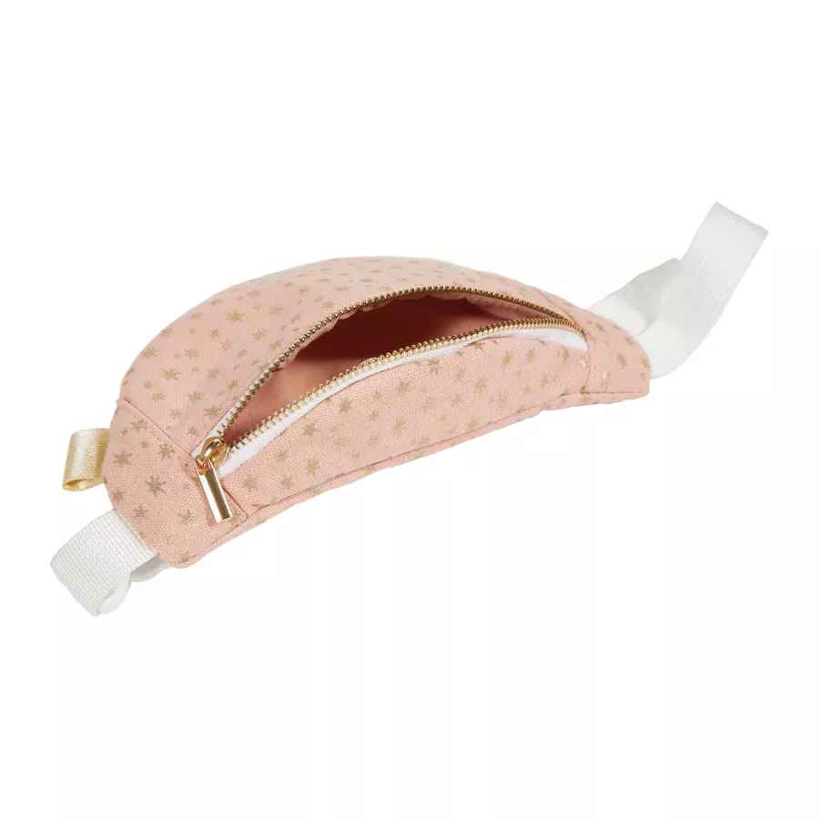 Eminza Banane Enfant Coton (18 X 10 Cm) Etoile Rose
