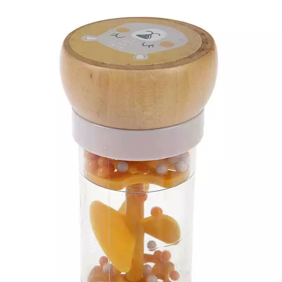 Eminza Baton De Pluie Bois Lio Jaune