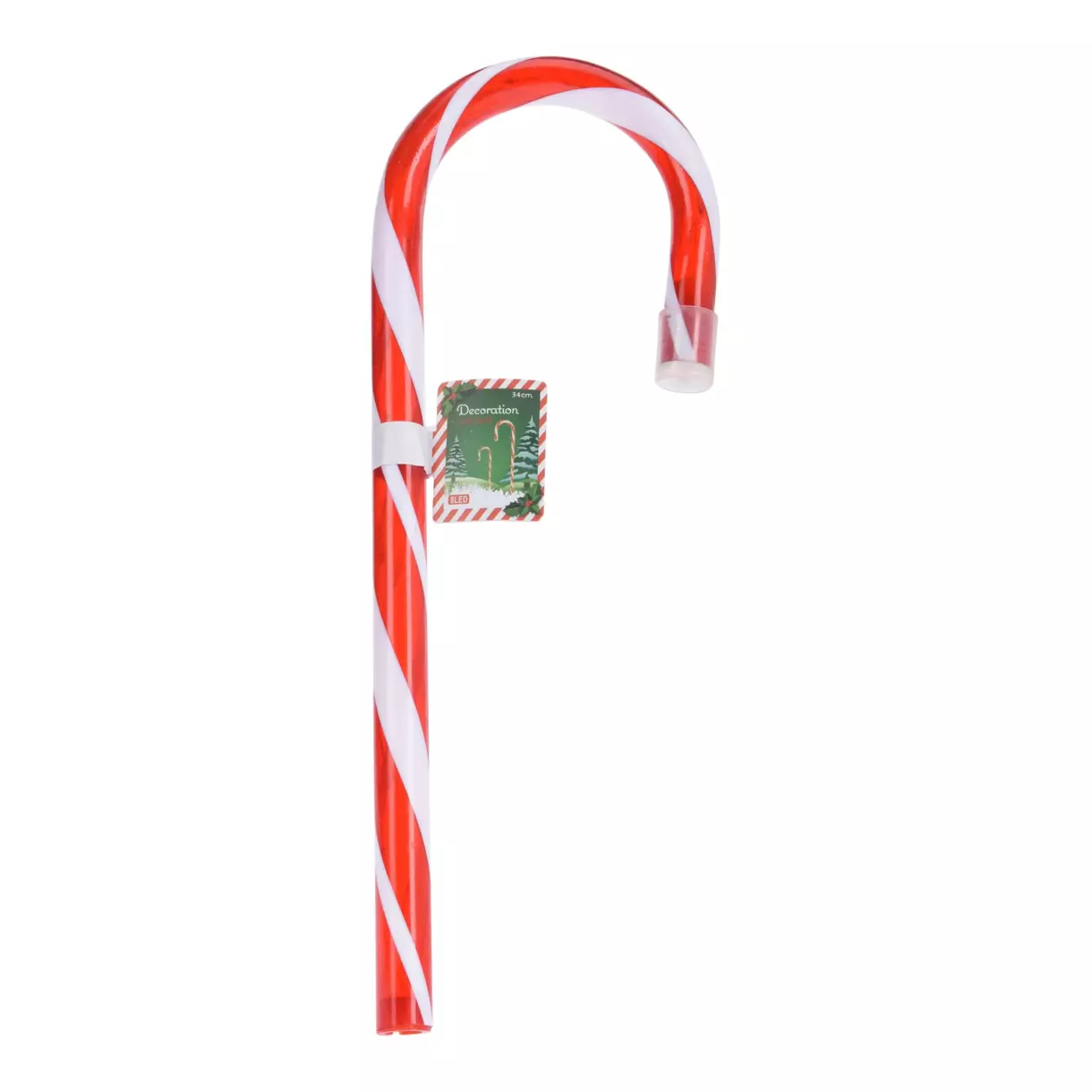 eminza Baton de sucre d'orge (H34 cm) Rouge