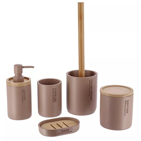Eminza Boite à Coton Purebamboo Cappuccino