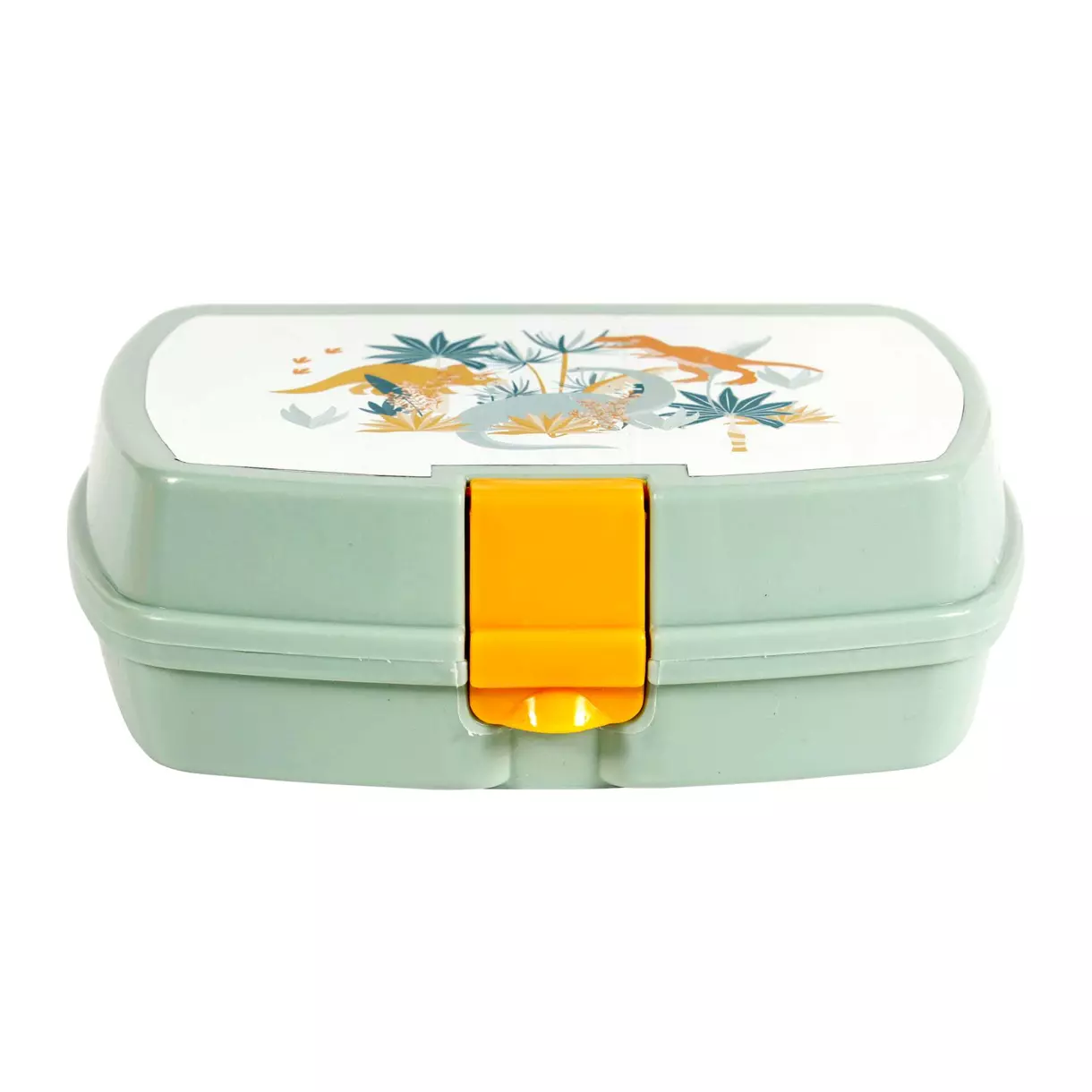 eminza Boîte à gouter enfant (L17 cm) Dino Vert