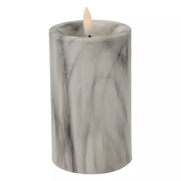 Eminza Bougie à Piles LED (H12 Cm) Emma Blanc