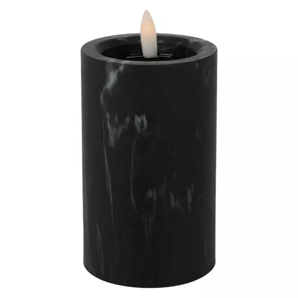 Eminza Bougie à Piles LED (H12 Cm) Emma Noir