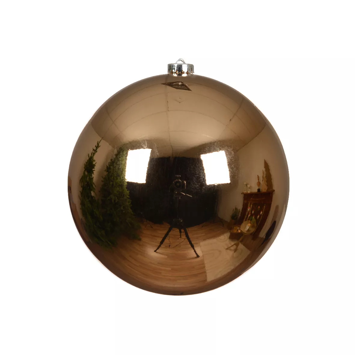 eminza Boule de Noël (D140 mm) Alpine Noix de pécan