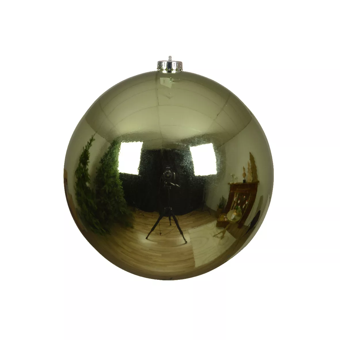 eminza Boule de Noël (D140 mm) Alpine Thé vert