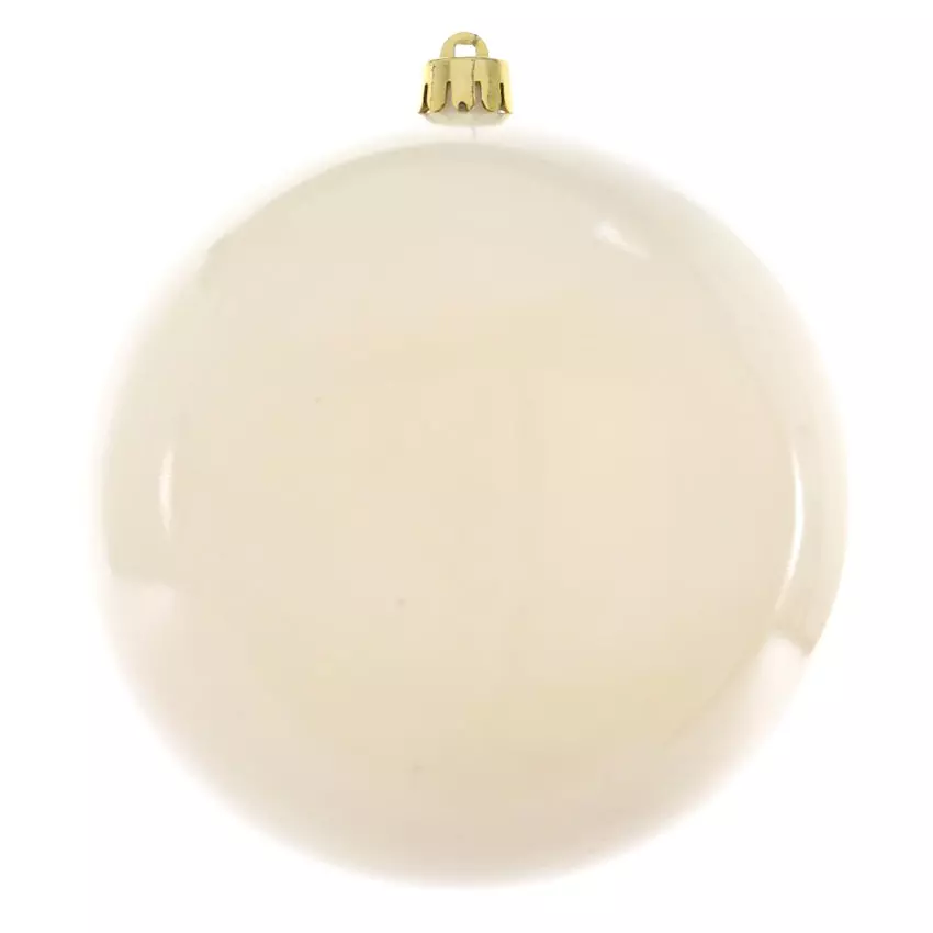 eminza Boule de Noël (D200 mm) Alpine Blanc laine