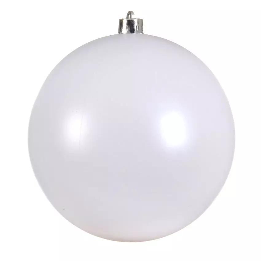 eminza Boule de Noël (D200 mm) Alpine Blanc