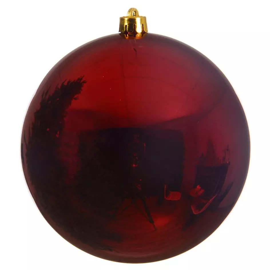 eminza Boule de Noël (D200 mm) Alpine Bordeaux