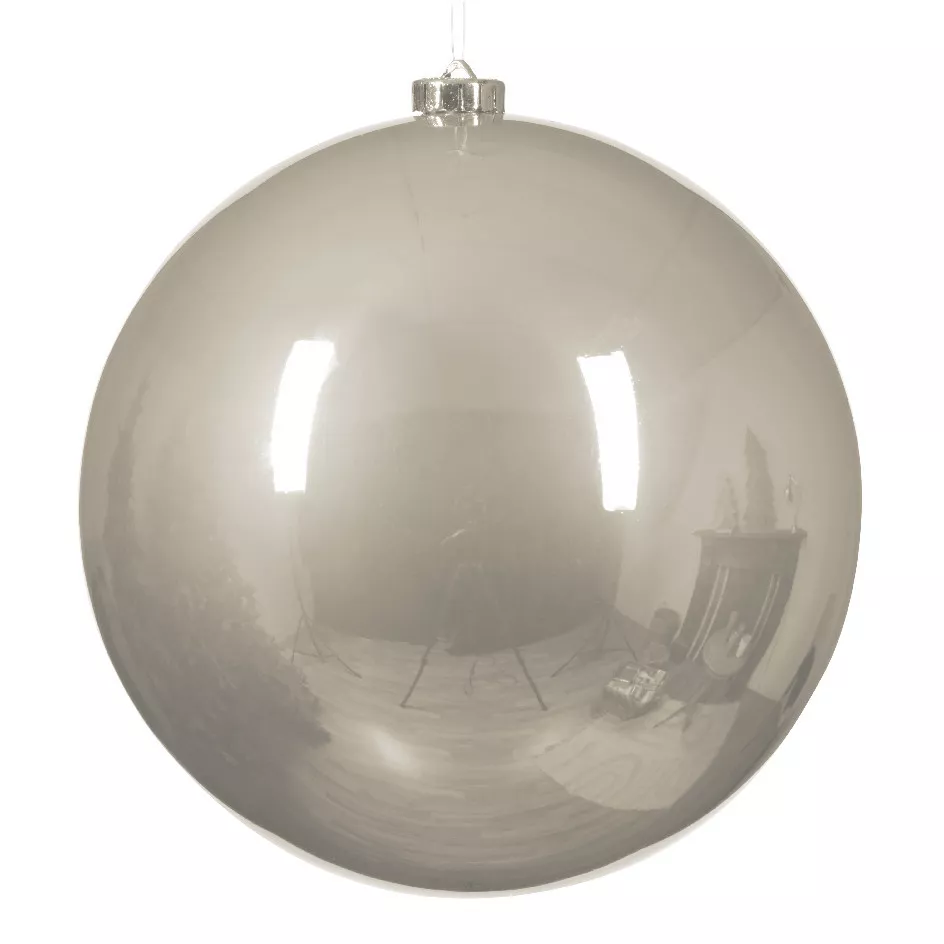 eminza Boule de Noël (D200 mm) Alpine Perle