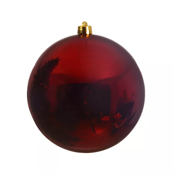 eminza Boule de Noël (D250 mm) Alpine Bordeaux