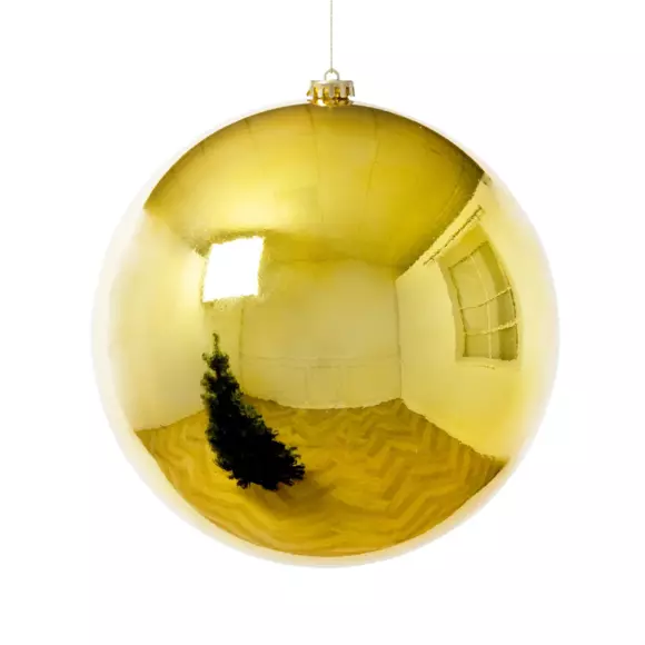 Eminza Boule De Noël (D250 Mm) New Alpine Or