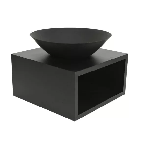 Eminza Brasero De Jardin (D75 X H58 Cm) Moderna Noir