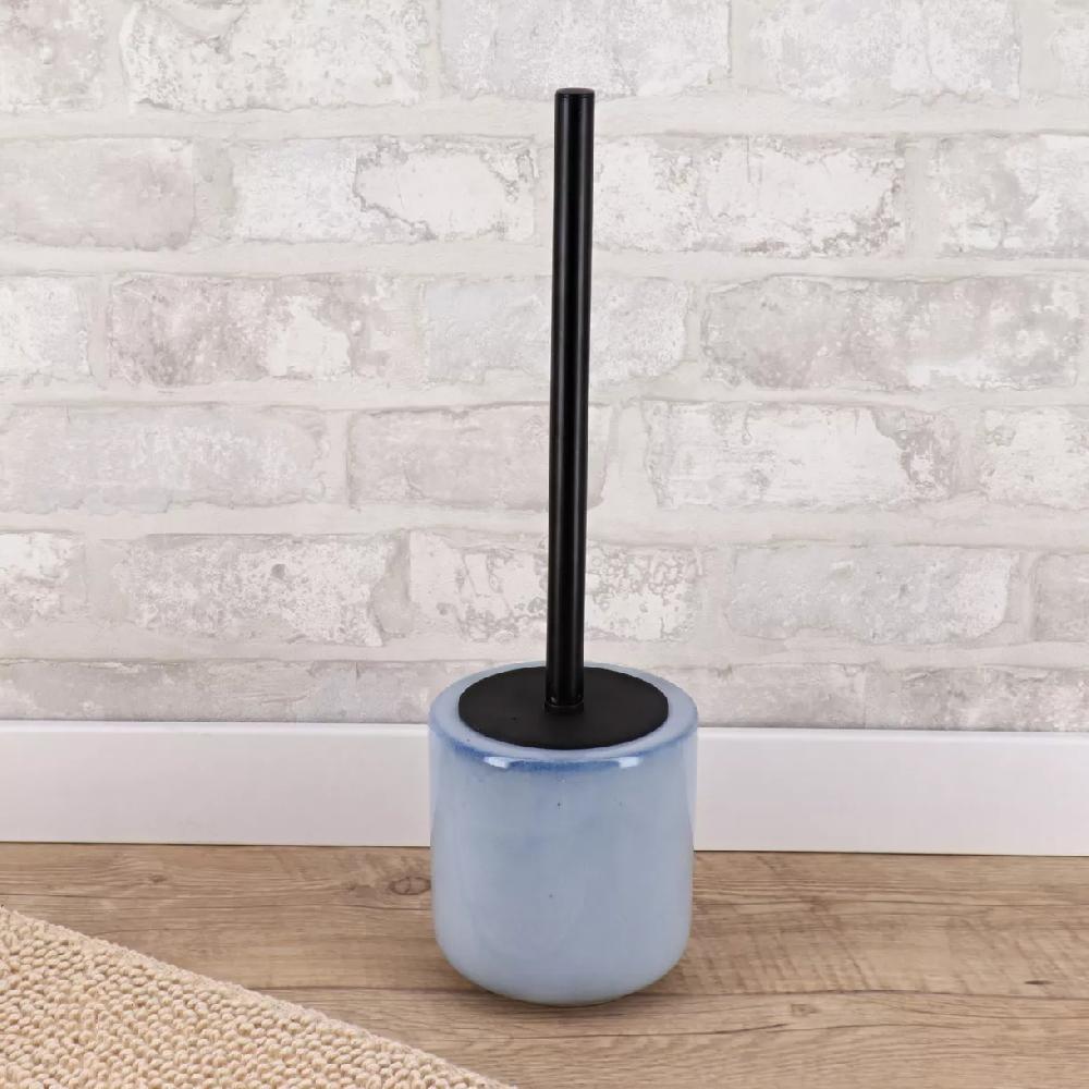 eminza Brosse WC grès laqué Pietra Bleu