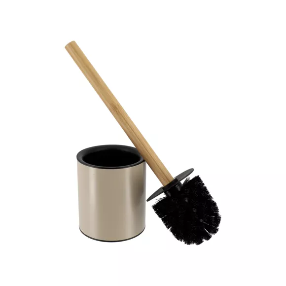 Eminza Brosse WC Métal Purebamboo Taupe