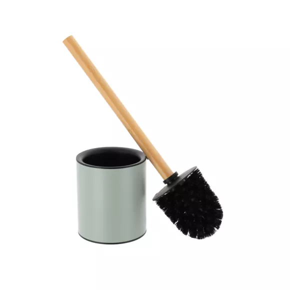 Eminza Brosse WC Métal Purebamboo Vert Eucalyptus