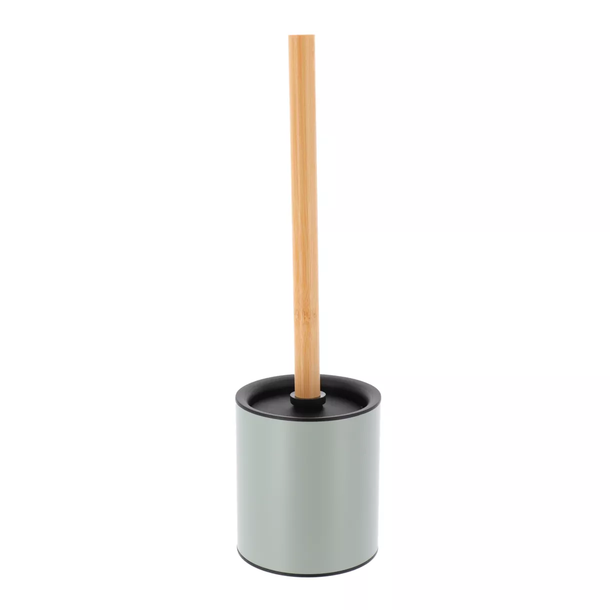 eminza Brosse WC métal Purebamboo Vert eucalyptus