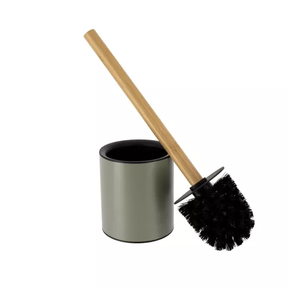 Eminza Brosse WC Métal Purebamboo Vert Kaki
