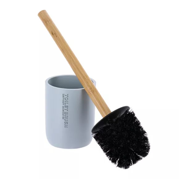 Eminza Brosse WC Polyrésine Purebamboo Bleu Clair