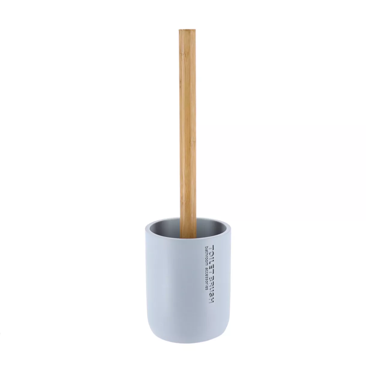 eminza Brosse WC polyrésine Purebamboo Bleu clair