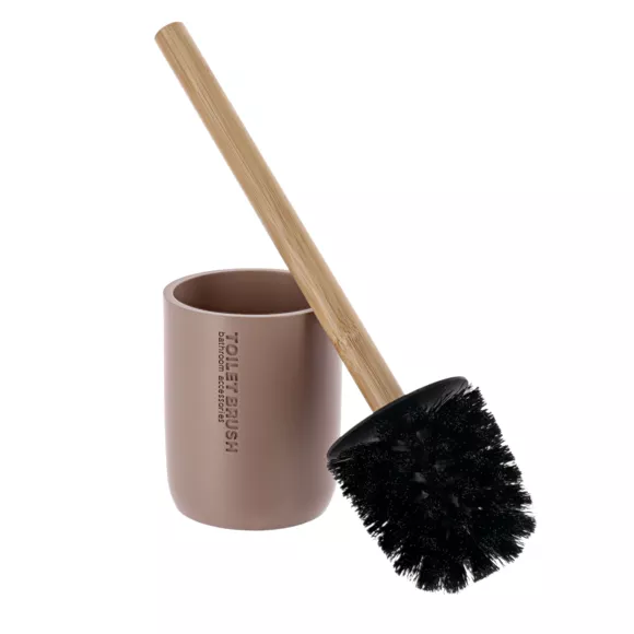 Eminza Brosse WC Polyrésine Purebamboo Cappuccino