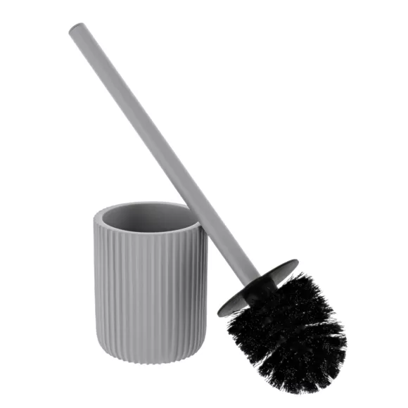 Eminza Brosse WC Timeless Strié Gris Clair