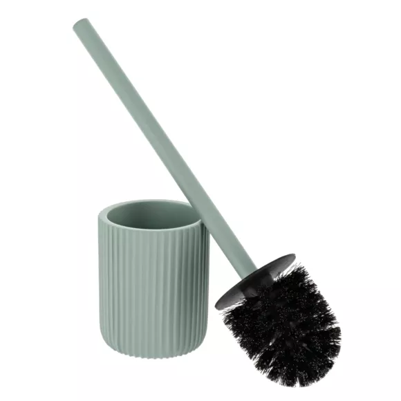 Eminza Brosse WC Timeless Strié Vert Eucalyptus