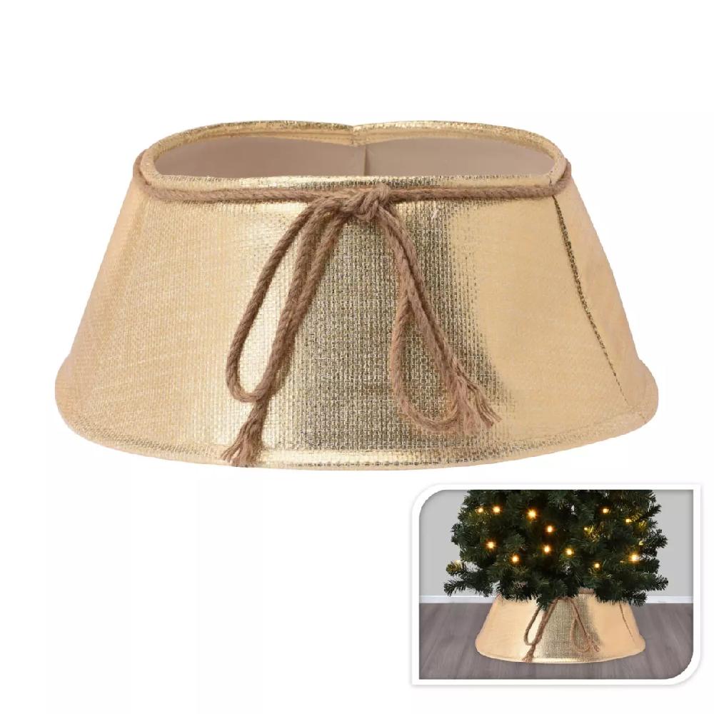 eminza Cache pied de sapin (D60 cm) Noeud Or