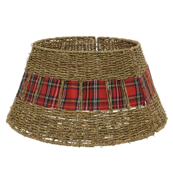 Eminza Cache Pied De Sapin (D70 Cm) Tartan écossais