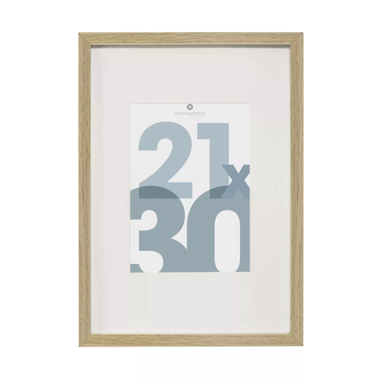 eminza Cadre photo (21 x 30 cm) Manu bois naturel