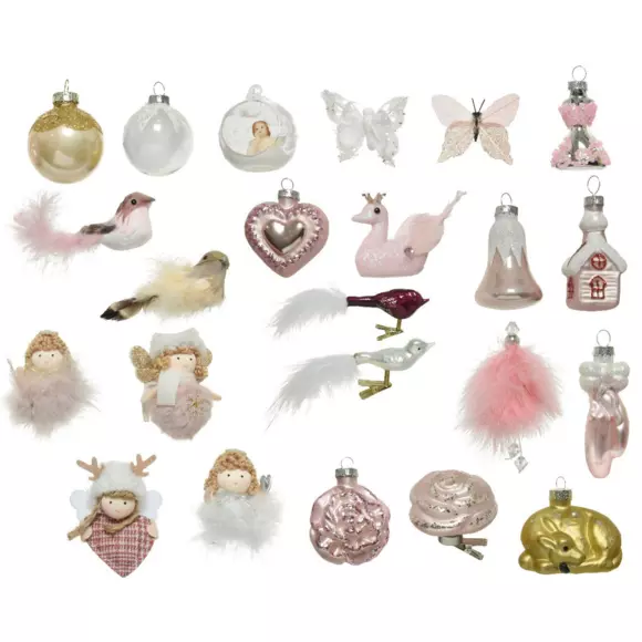 Eminza Calendrier De L'Avent Décorations Incluses