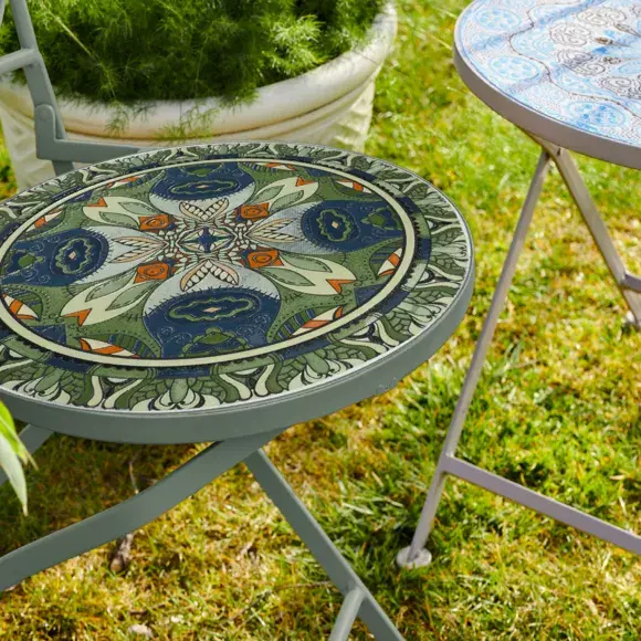 Eminza Chaise De Bistro Pliable Cancùn Vert Sauge