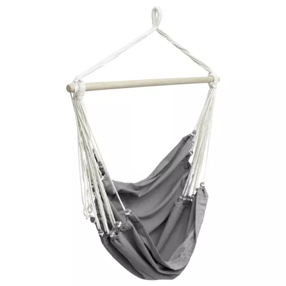 Eminza Chaise Hamac à Suspendre Cuenca Gris Perle