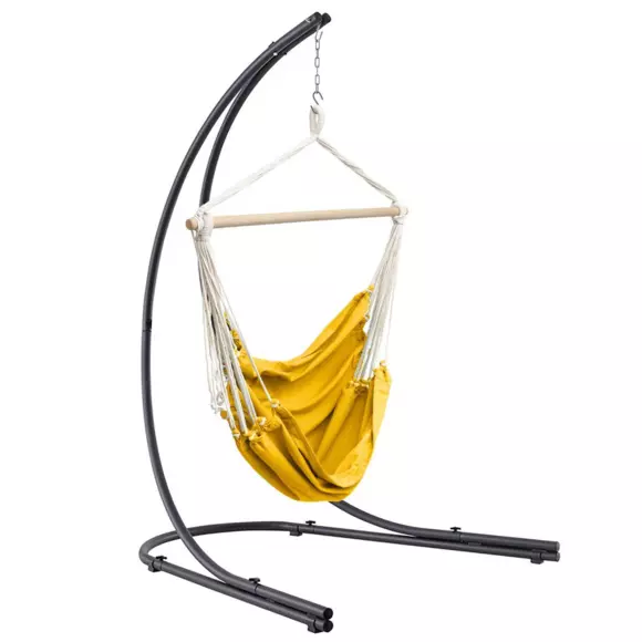 Eminza Chaise Hamac à Suspendre Cuenca Jaune Curry